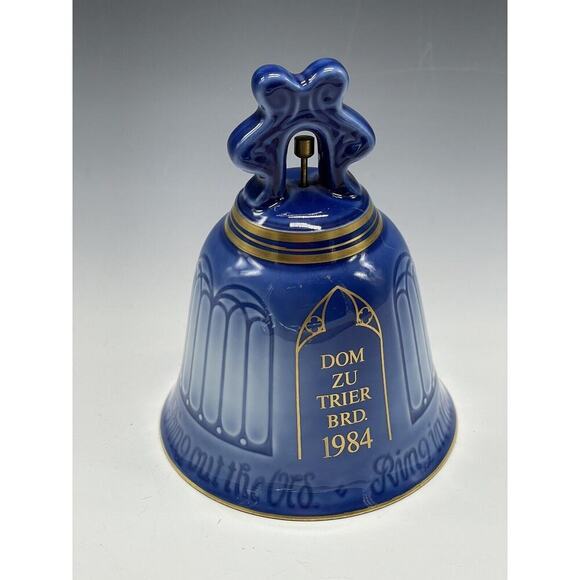 B&G Copenhagen Porcelain 1984 Cathedral Hand Bell #9684 Domkirken Trier A16 - Picture 4 of 8